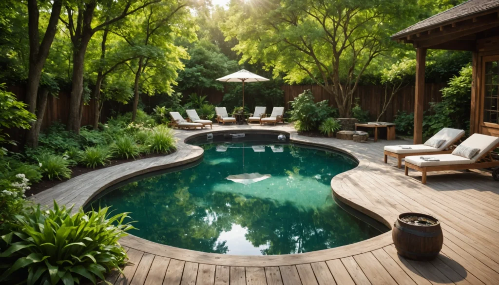 petites piscines en bois
