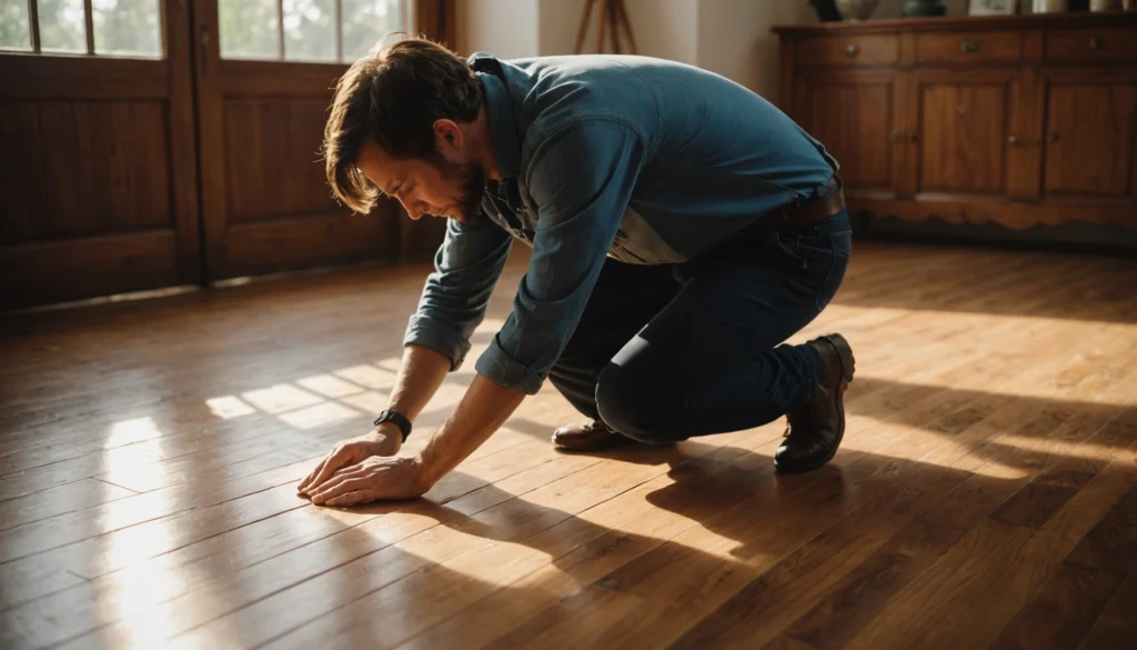 cire un parquet