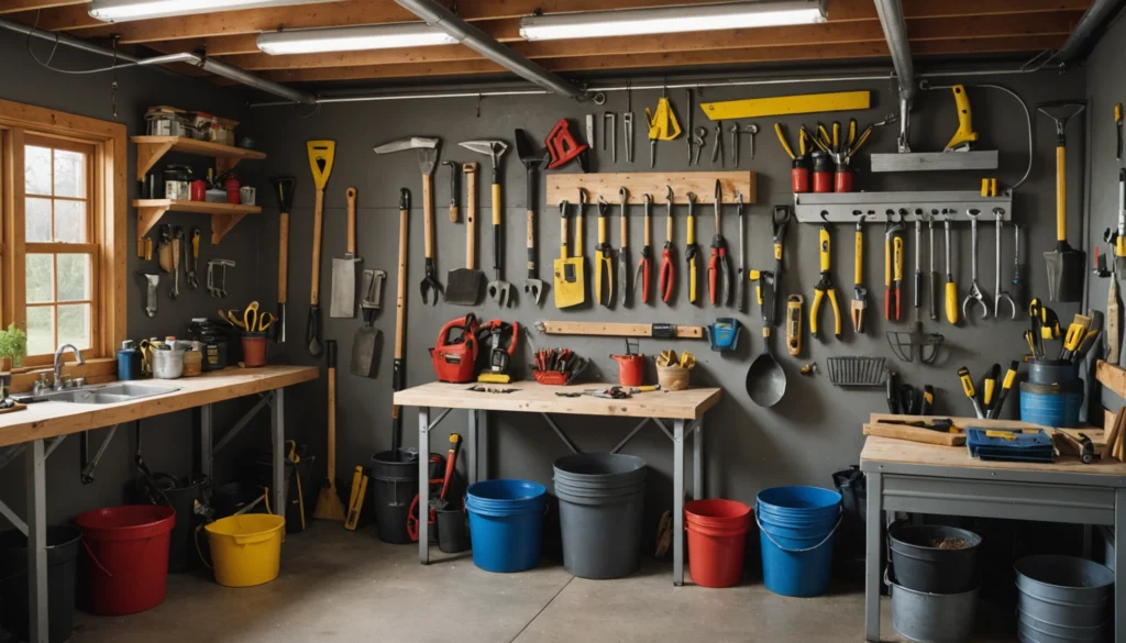 comment suspendre les outils de jardin