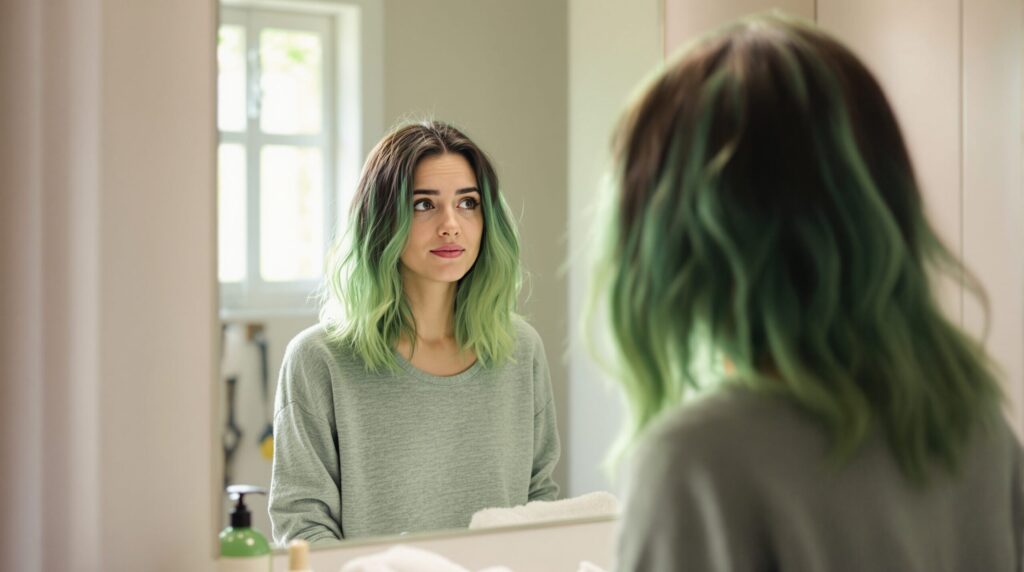 cheveux verts apres coloration vegetale