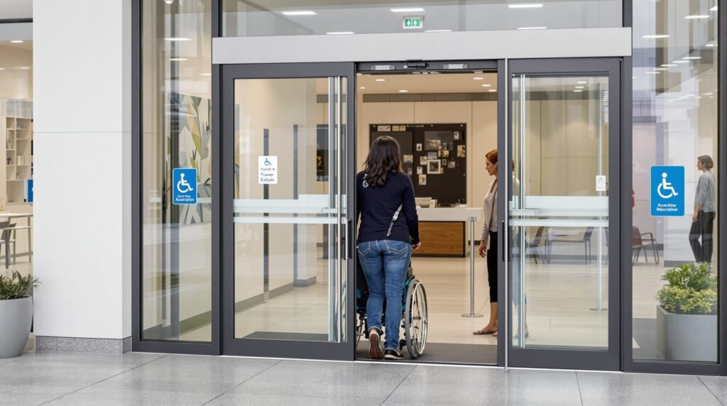 largeur de porte pmr