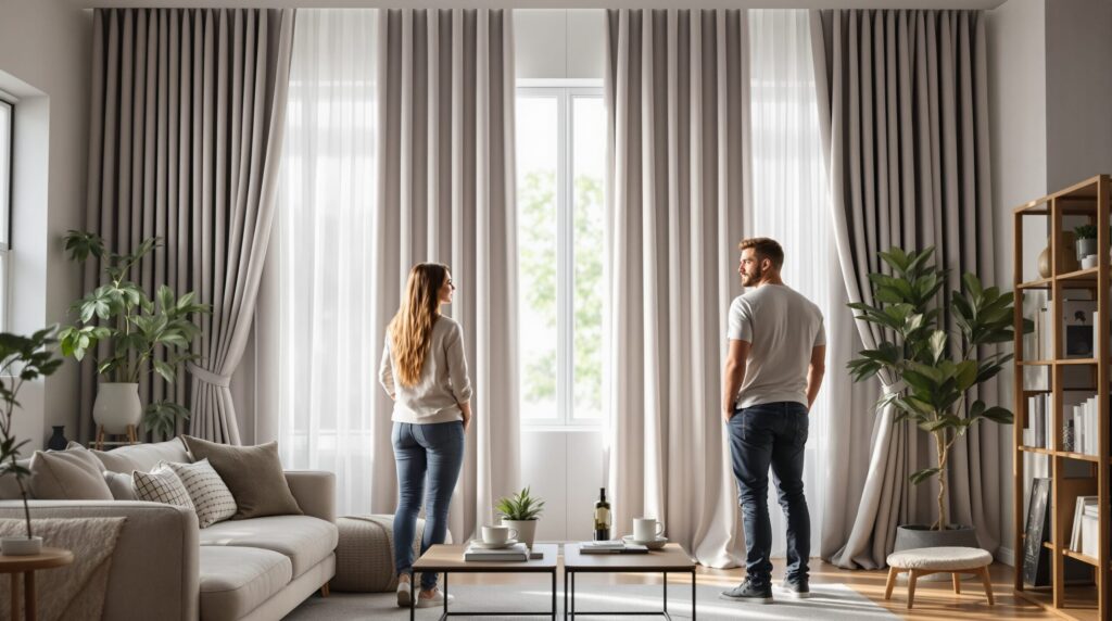 comment les rideaux peuvent isoler phoniquement une pièce
